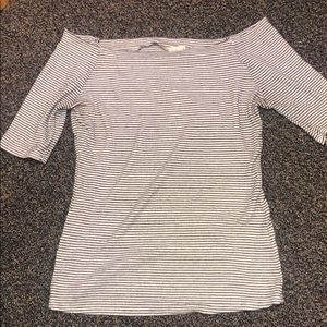 Wet seal off the shoulder top